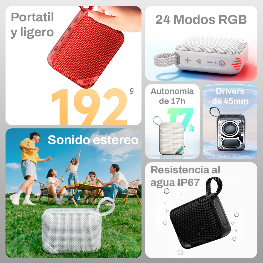 Parlante Altavoz Bluetooth QCY SP2 5W - Imagen 2
