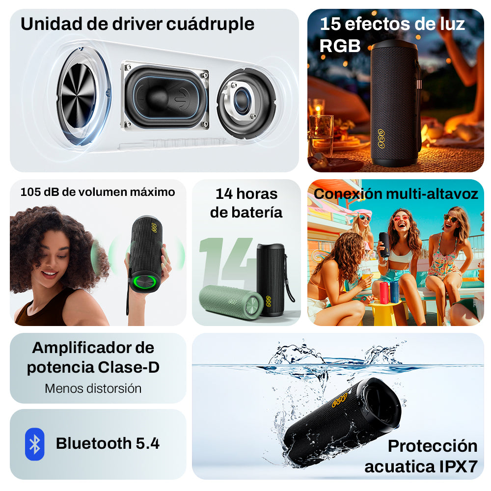 Altavoz Inalámbrico QCY SP7 40W - Imagen 2