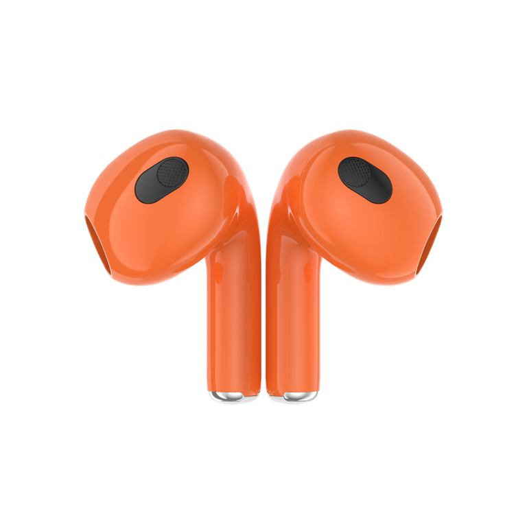 Audífono Yookie Rainbow Bean TWS Naranja