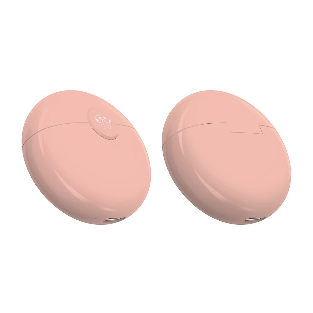 Audífono Yookie Rainbow Bean TWS Rosado - Imagen 3