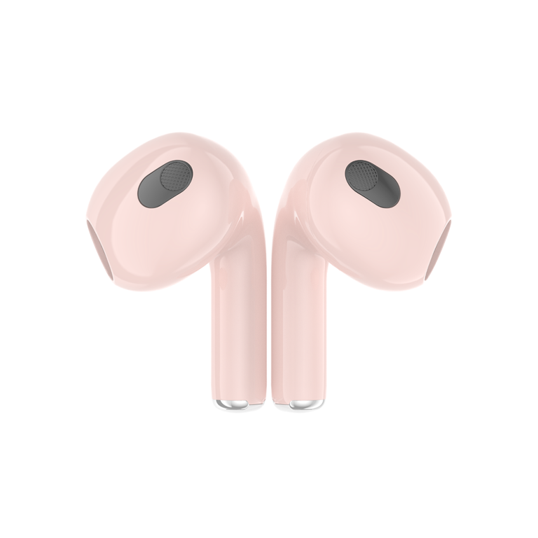 Audífono Yookie Rainbow Bean TWS Rosado
