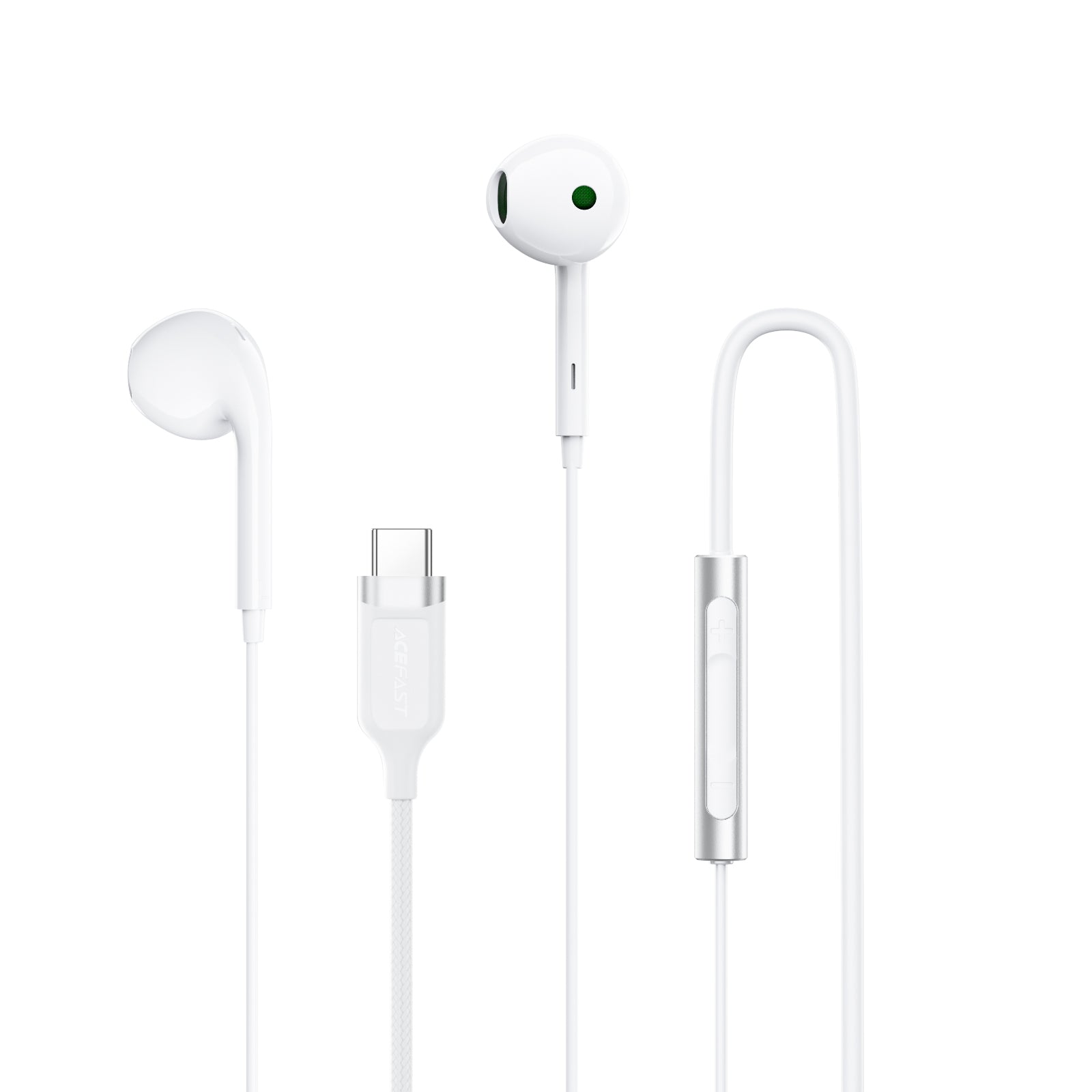 Audífonos Acefast USB-C Semi-Intraauriculares con Micrófono