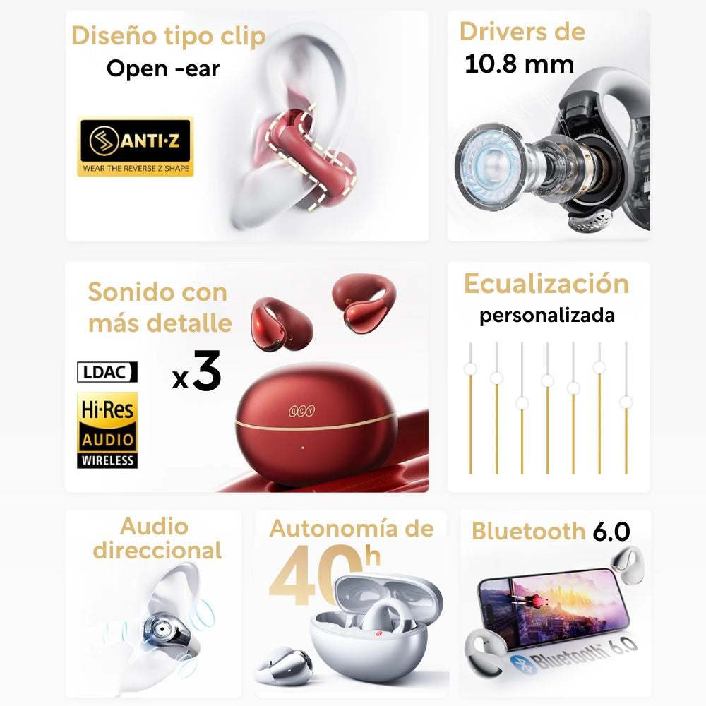 Audífonos Inalámbricos QCY Crossky C30S - Imagen 2