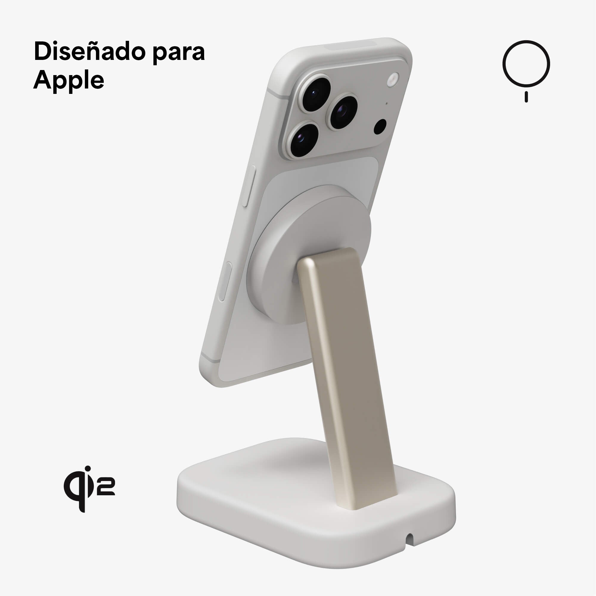 Base de carga inalámbrica mophie para dispositivos MagSafe con certificación Qi2 - Imagen 3