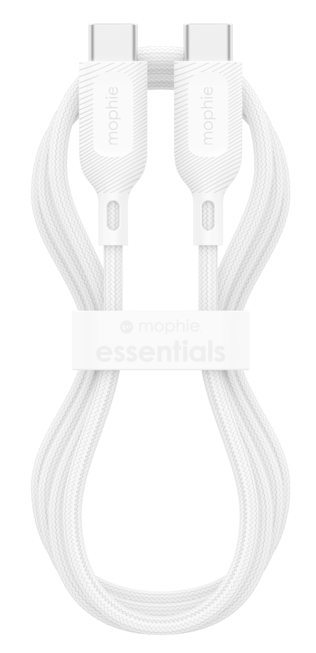 Cable de carga mophie USB-C a USB-C 2 metros hasta 60W de carga - Blanco - Imagen 3