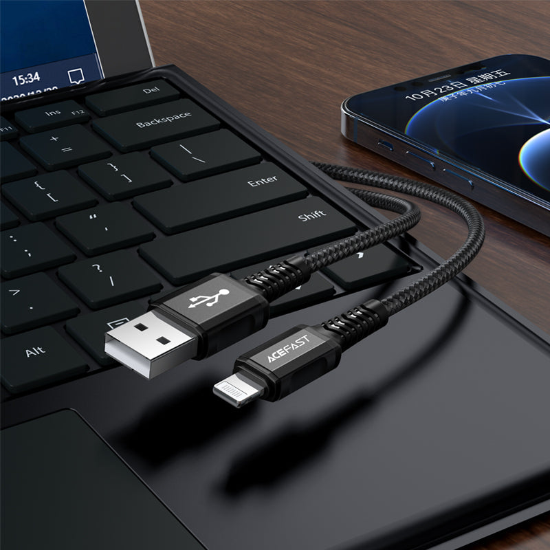 Cable Acefast USB-A a Lightning (1,2Mt) - Imagen 3