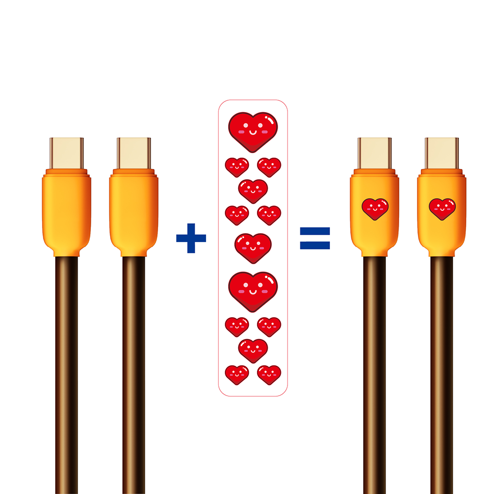 Cable Yookie Chocolate Bar USB-C a USB-C - Imagen 3