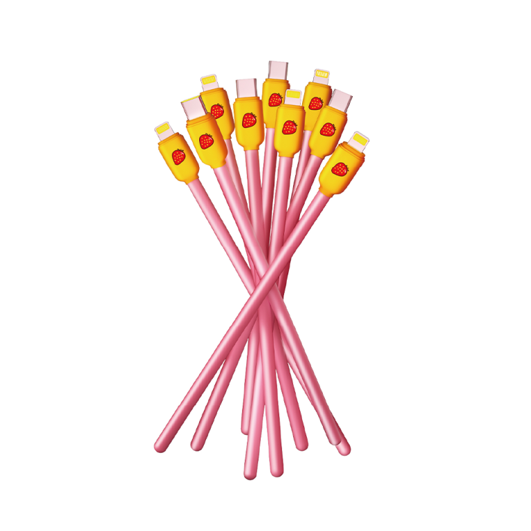 Cable Yookie Strawberry Bar USB-C a USB-C