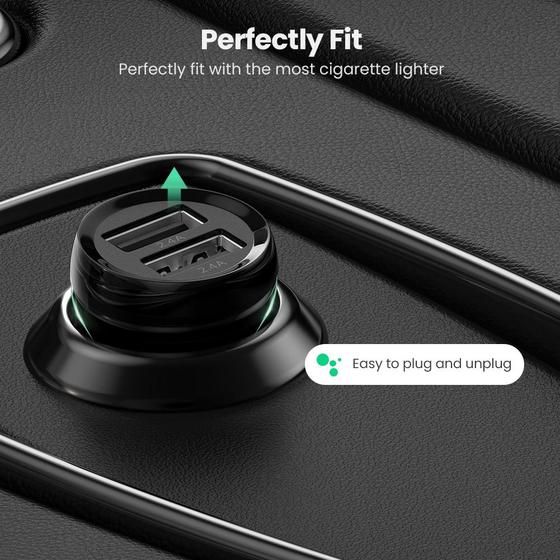 Cargador para carro Ugreen USB-A de 24W - Imagen 3