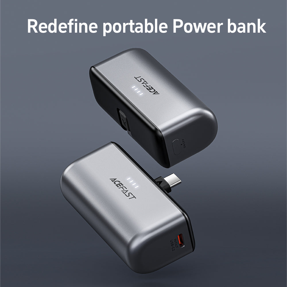 Cargador Portátil Acefast 5000mAh PD 20W Cápsula - Imagen 3