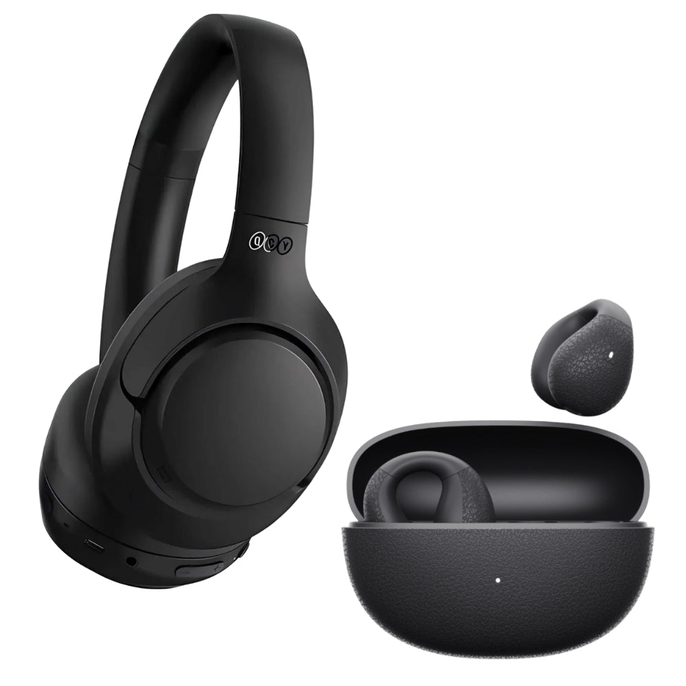Combo QCY audífonos over-ear H3 + audífonos Crossky C10