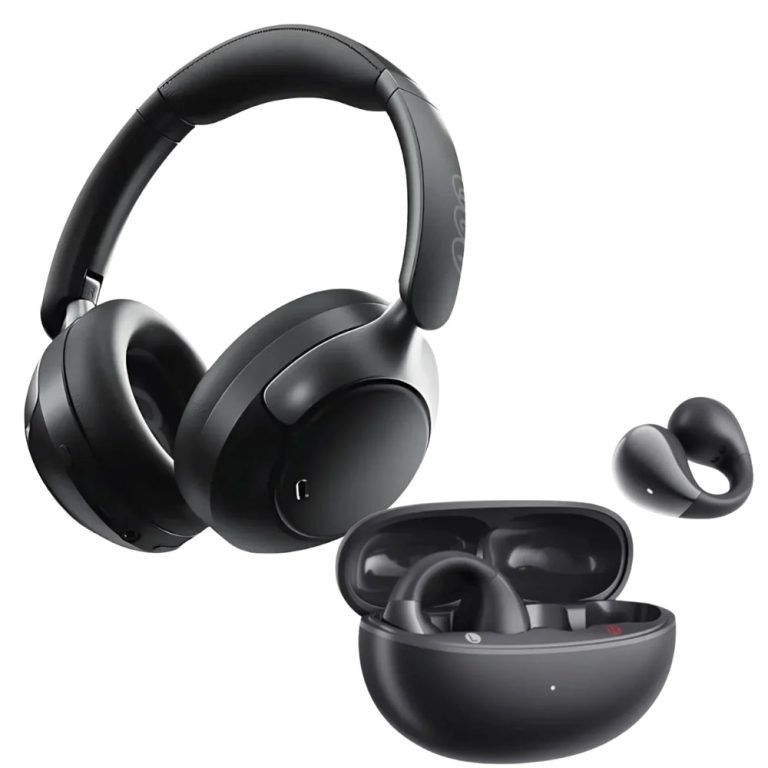 Combo QCY audífonos over-ear H3 Pro + audífonos open-ear Crossky C30