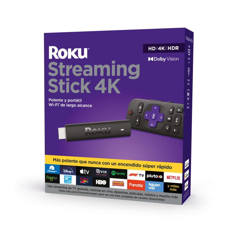 Convertidor a Smart TV ROKU STREAMING STICK 4K 3820MX 1GB