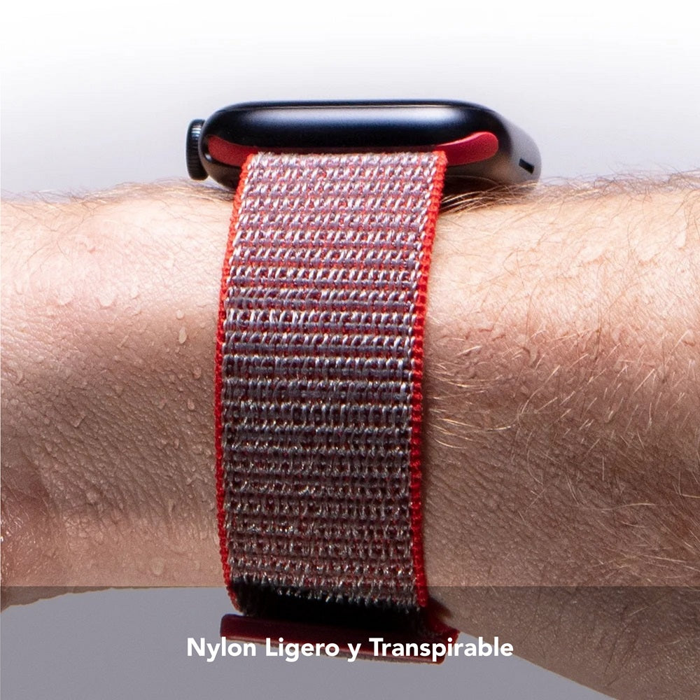 Correa de reloj deportiva Gear4 para Apple Watch de 41/40/38mm - Rojo - Imagen 3