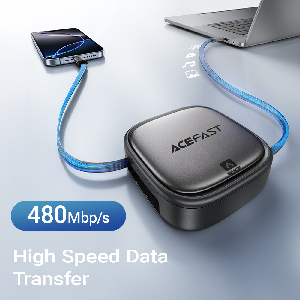 Kit de Viaje Acefast Multifuncional con Cable Retráctil - Imagen 3
