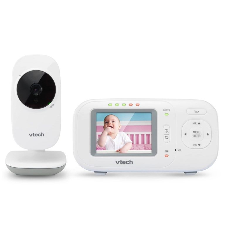 Monitor de Bebé VTech VM2251 con Pantalla a Color, Visión Nocturna y Audio Bidireccional