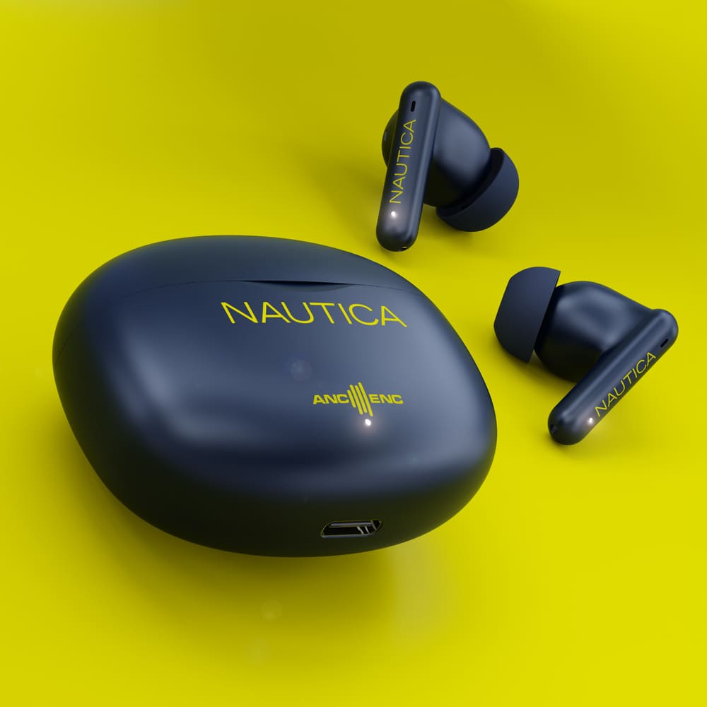 Nautica – Audífono Bluetooth T680 Navy - Amarillo - Imagen 3