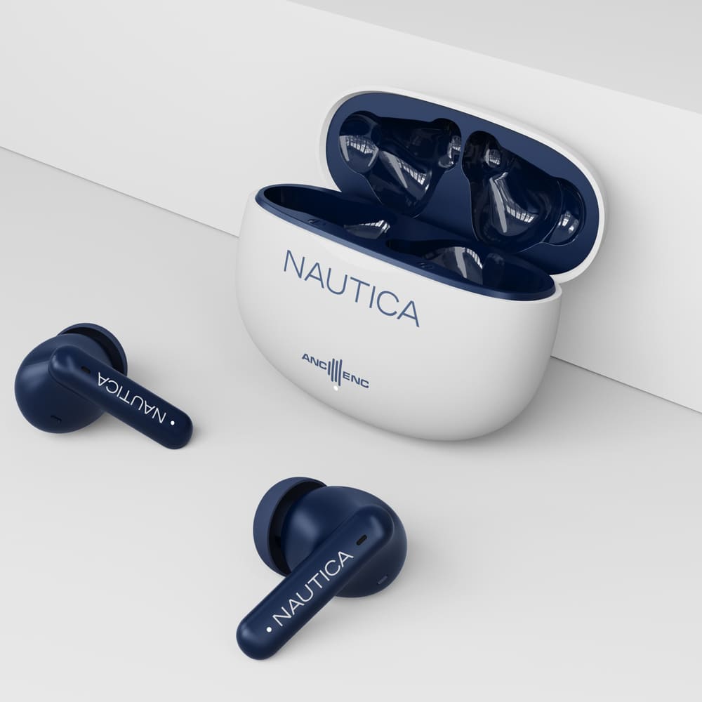 Nautica – Audífono Bluetooth T680 Navy - Blanco - Imagen 2