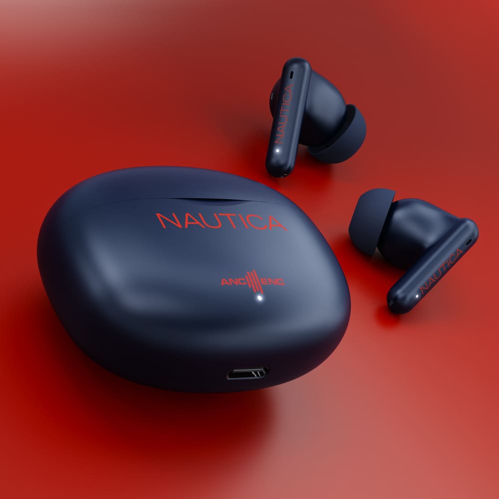 Nautica – Audífono Bluetooth T680 Navy - Rojo - Imagen 3