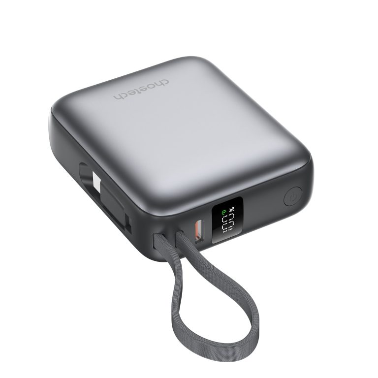 Power Bank Choetech 10000mAh 35W Mini Cargador Rápido USB-C Gris