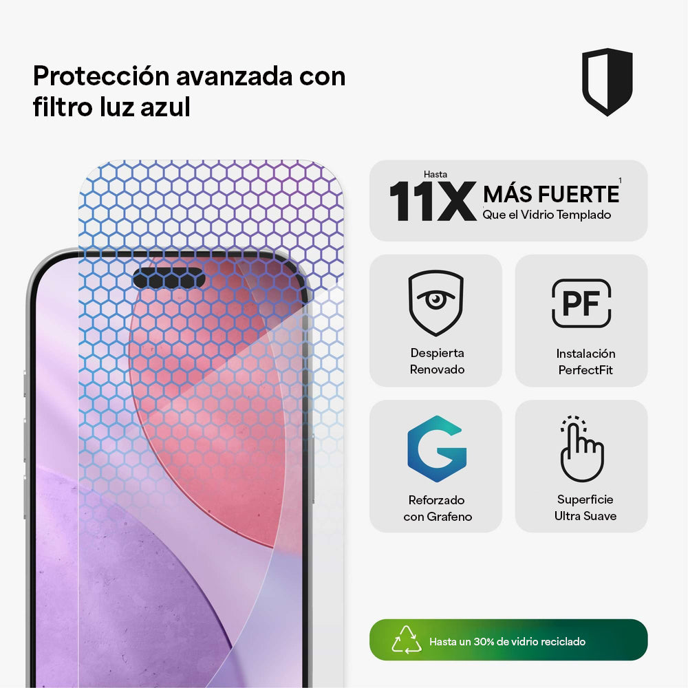Protector de pantalla ZAGG iPhone 17 Pro Glass XTR5 - Imagen 3