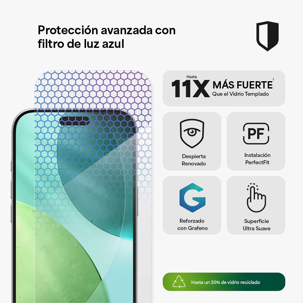 Protector de pantalla ZAGG iPhone Air Glass XTR5 - Imagen 3
