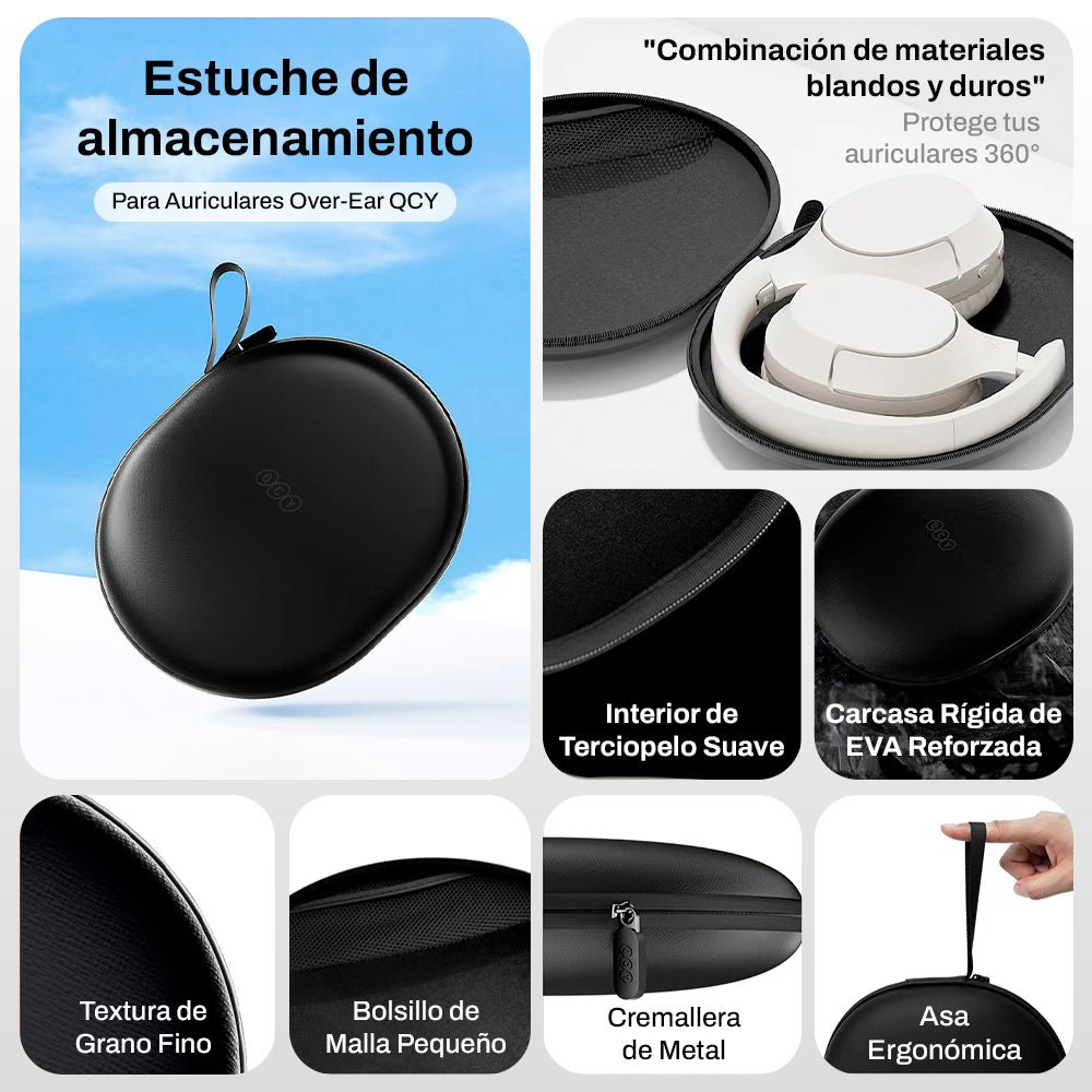 QCY Case de transporte para audífonos Over-ear STD - Imagen 2