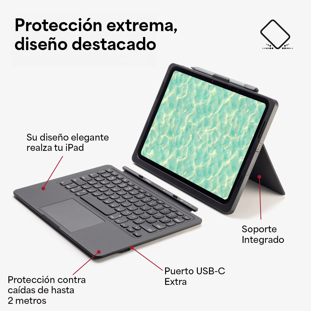 Teclado Pro Keys Connect con trackpad y funda para iPad Air 11'' (M3/M2) - Imagen 2