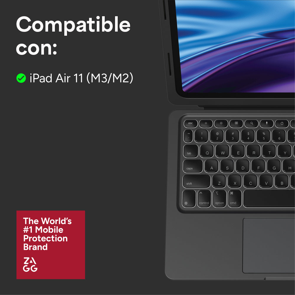 Teclado Pro Keys Connect con trackpad y funda para iPad Air 11'' (M3/M2) - Imagen 3